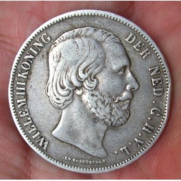 HOLANDA 2 1/2 GULDEN 1850 WILLEM III