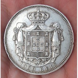 PORTUGAL 1000 REIS 1899 CARLOS I