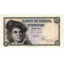 SIN SERIE 5 PESETAS 1948 ELCANO