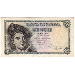 5 PESETAS 1948 ELCANO