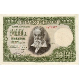 SIN SERIE 1000 PESETAS 1951 JOAQUÍN SOROLLA
