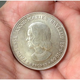 DINAMARCA 5 KRONER 1964