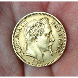 FRANCIA 20 FRANCOS 1862 NAPOLEÓN III