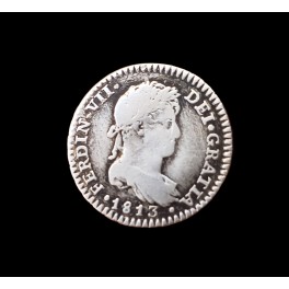 ESCASO 1 REAL FERNANDO VII 1813 CÁDIZ