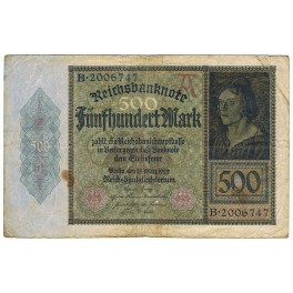 ALEMANIA 500 MARK 1922