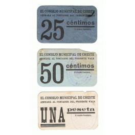 CHESTE LOTE 3 BILLETES