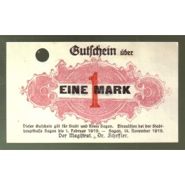 ALEMANA 1 MARK 1918 SAGAN