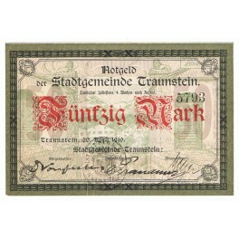 ALEMANIA 50 MARK 1919 TRAUNSTEIN