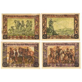 ALEMANIA LOTE 4 NOTGELD 1921 WITTGENSDORF
