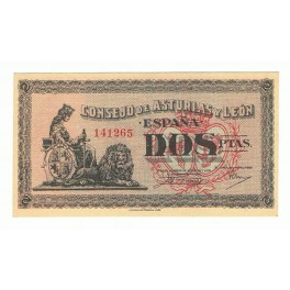 ASTURIAS Y LEÓN 2 PESETAS 