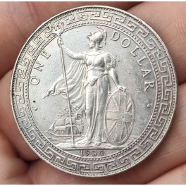 GRAN BRETAÑA TRADE DOLLAR 1930 HONG KONG