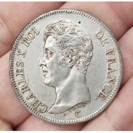 FRANCIA 5 FRANCOS 1825 CARLOS X