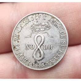 MEDALLA PROCLAMACI&Oacute;N ISABEL II 1843 FERROL