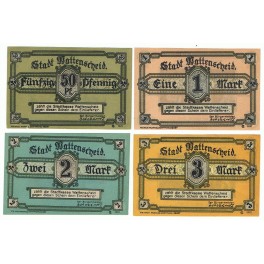 ALEMANIA LOTE 4 NOTGELD 1921 WATTENSCHEID