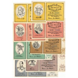 ALEMANIA LOTE 8 NOTGELD 1922 WITTENBERG