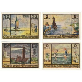 ALEMANIA LOTE 4 NOTGELD WANGEROOG